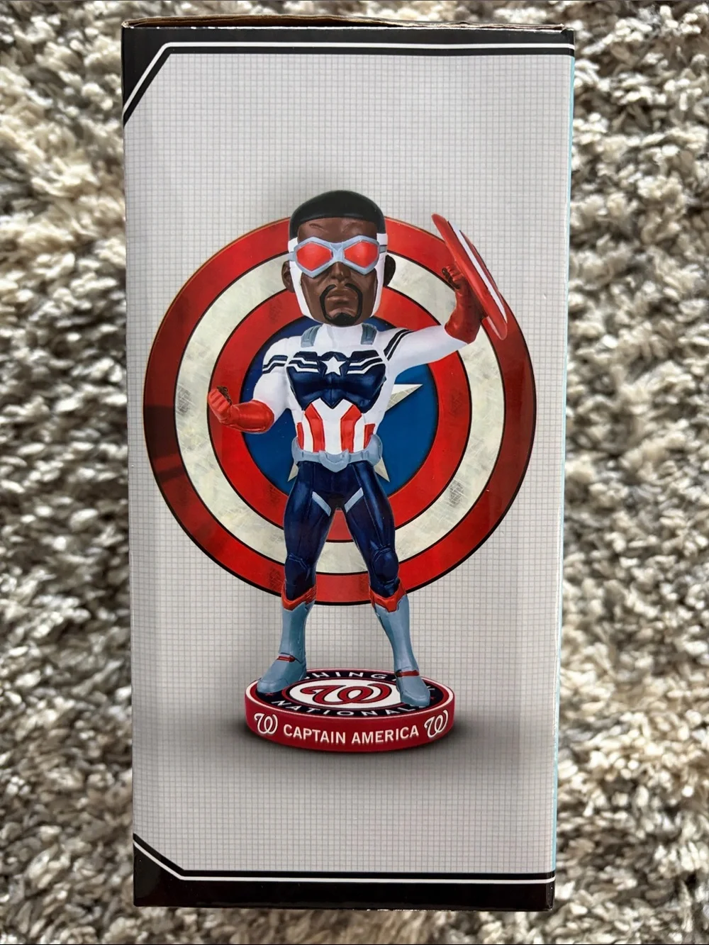 Washington Nationals Sam Wilson Captain America Day bobble head 7/10/26